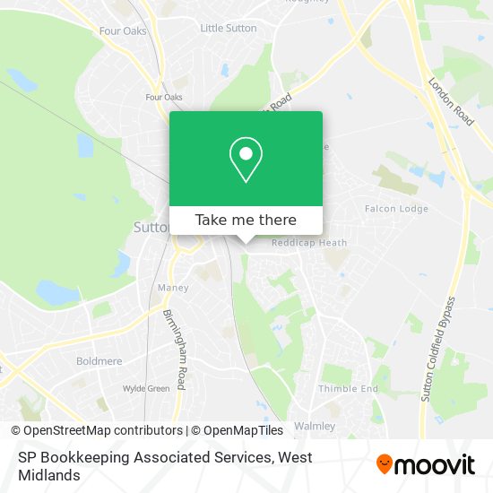 SP Bookkeeping Associated Services map