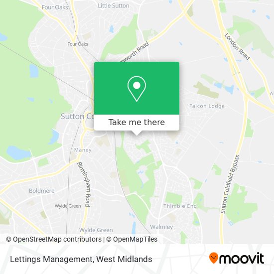 Lettings Management map