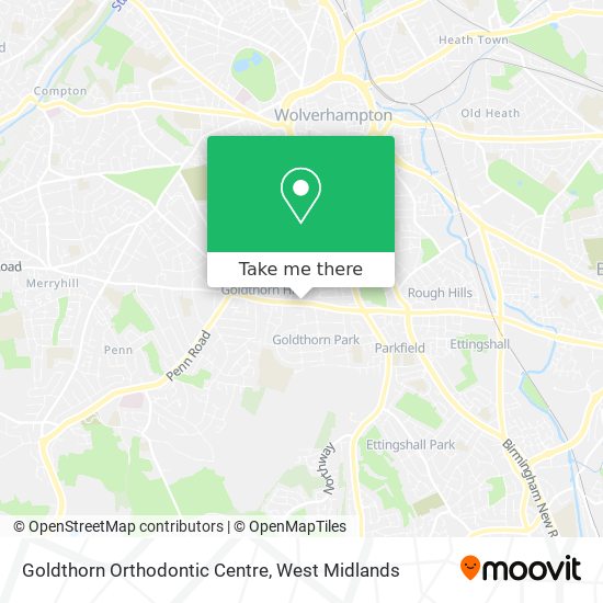 Goldthorn Orthodontic Centre map