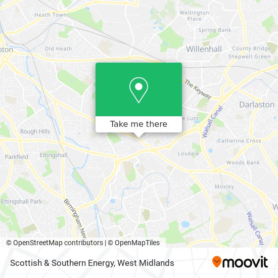 Scottish & Southern Energy map