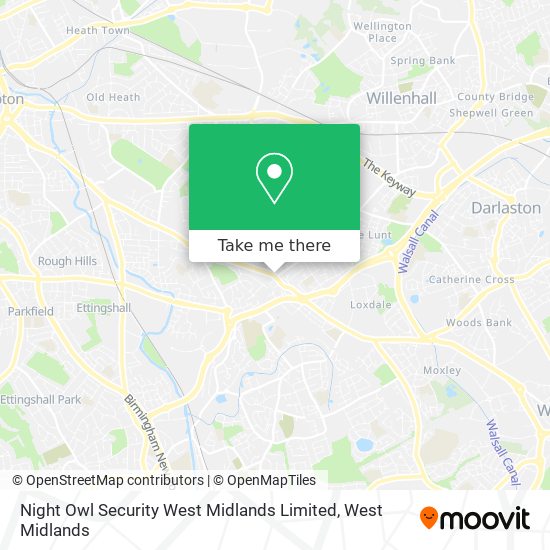 Night Owl Security West Midlands Limited map