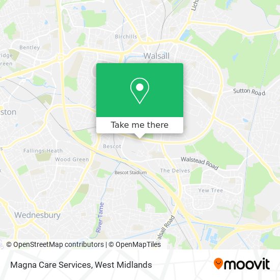 Magna Care Services map