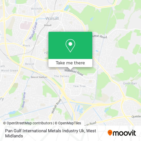 Pan Gulf International Metals Industry Uk map