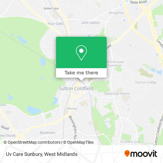 Uv Care Sunbury map