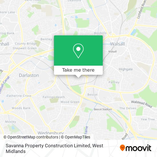 Savanna Property Construction Limited map