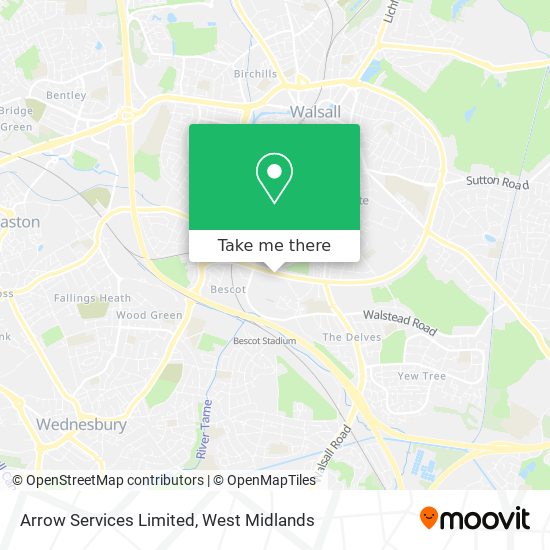 Arrow Services Limited map