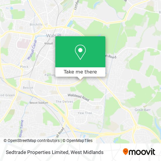 Sedtrade Properties Limited map