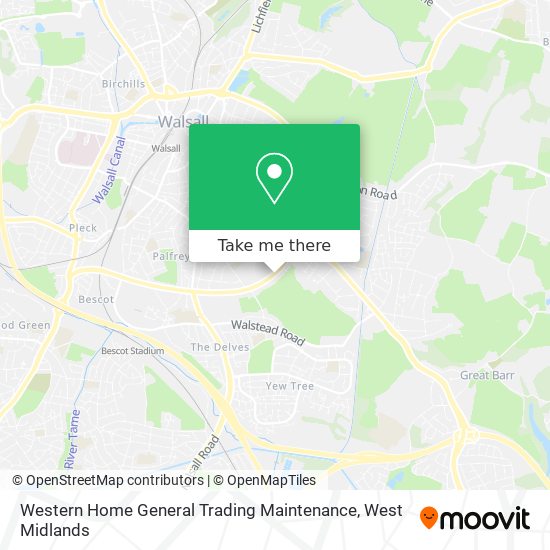 Western Home General Trading Maintenance map