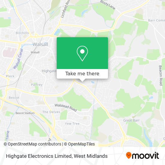 Highgate Electronics Limited map