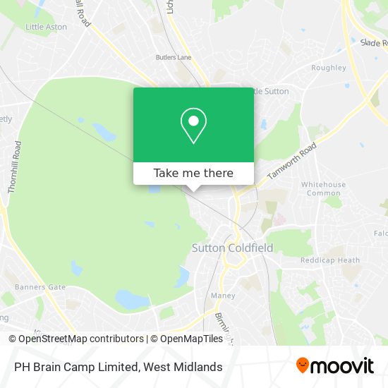 PH Brain Camp Limited map