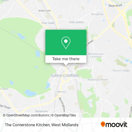 The Cornerstone Kitchen map