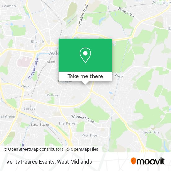 Verity Pearce Events map