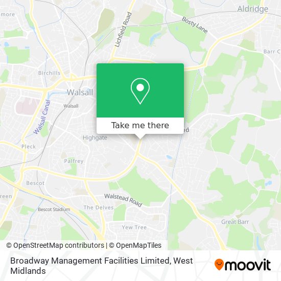 Broadway Management Facilities Limited map