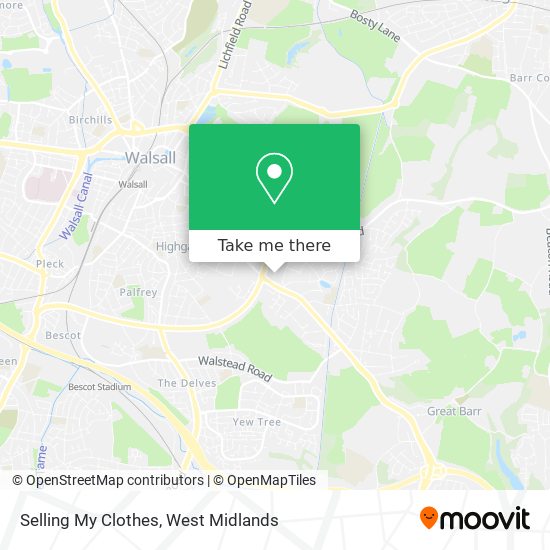 Selling My Clothes map