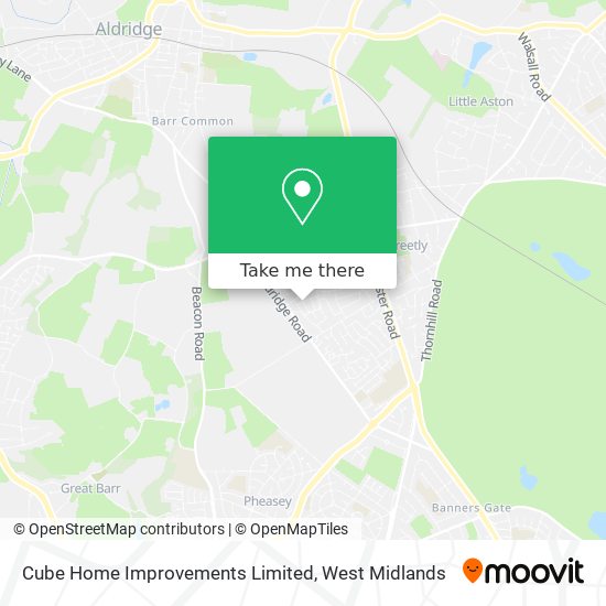 Cube Home Improvements Limited map