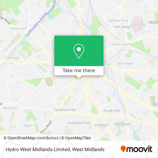 Hydro West Midlands Limited map