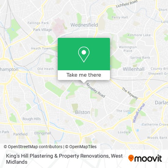 King's Hill Plastering & Property Renovations map