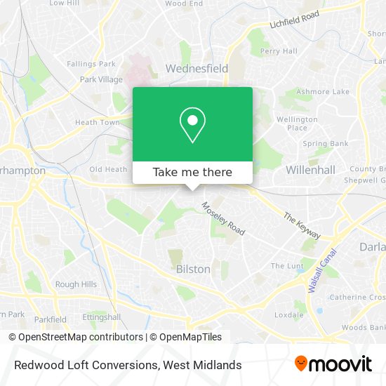 Redwood Loft Conversions map