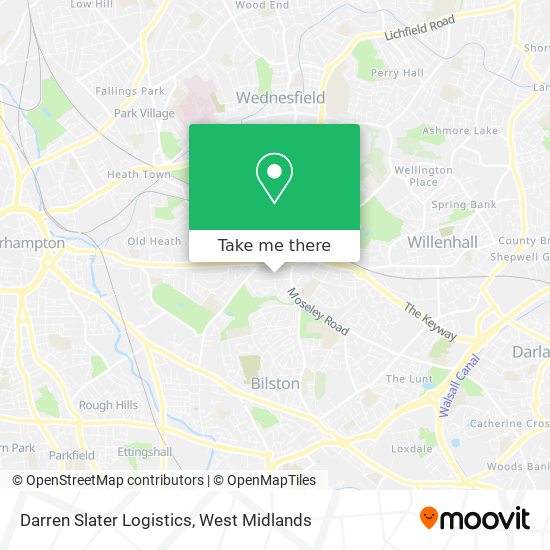 Darren Slater Logistics map
