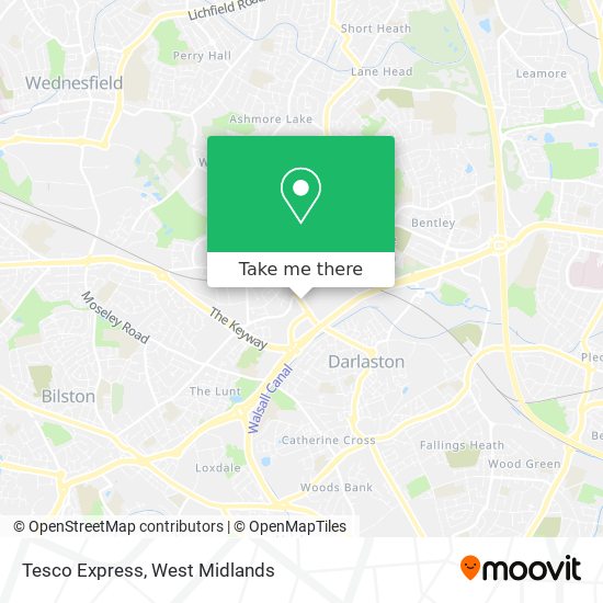 Tesco Express map