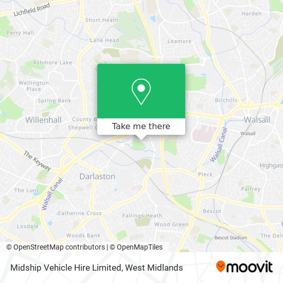 Midship Vehicle Hire Limited map