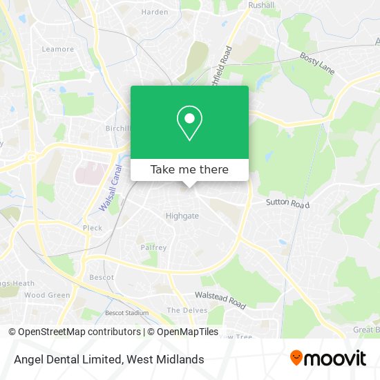 Angel Dental Limited map