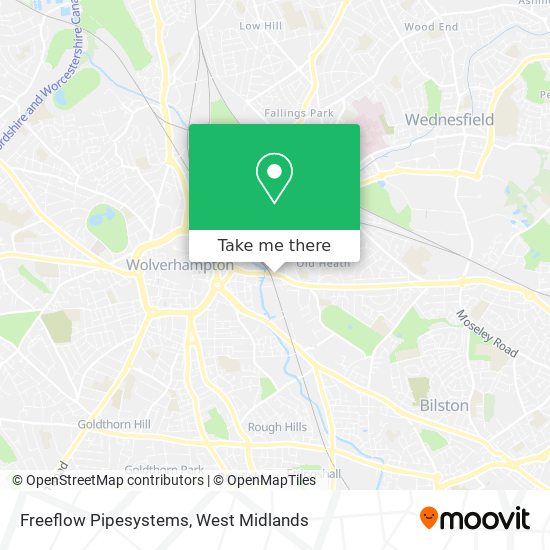 Freeflow Pipesystems map