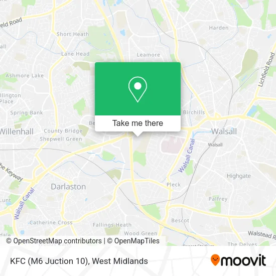 KFC (M6 Juction 10) map