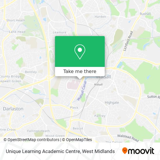 Unique Learning Academic Centre map