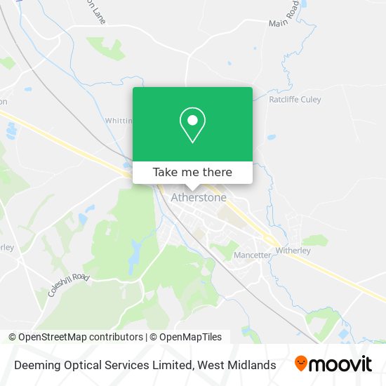 Deeming Optical Services Limited map