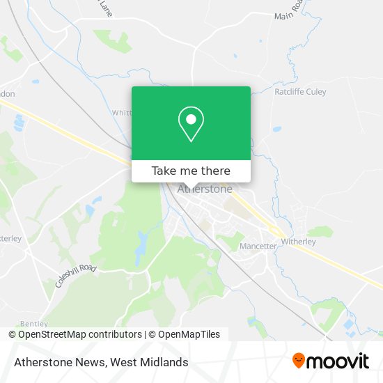 Atherstone News map