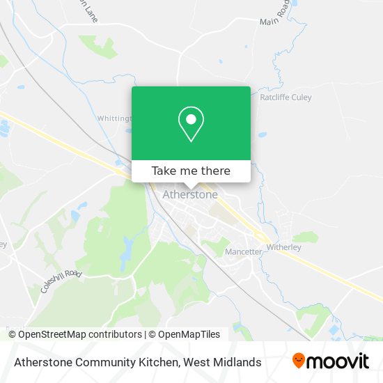 Atherstone Community Kitchen map