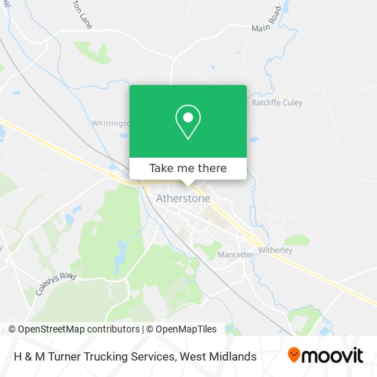 H & M Turner Trucking Services map