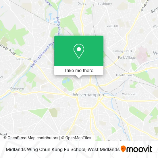 Midlands Wing Chun Kung Fu School map