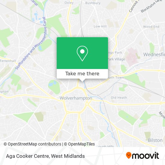 Aga Cooker Centre map