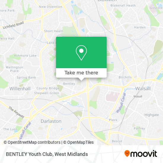 BENTLEY Youth Club map