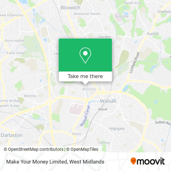 Make Your Money Limited map