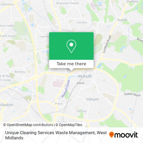 Unique Cleaning Services Waste Management map