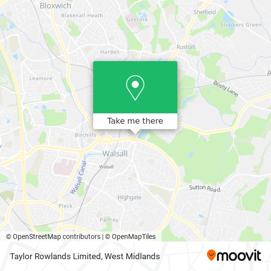 Taylor Rowlands Limited map