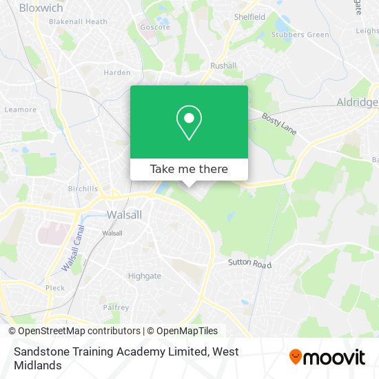 Sandstone Training Academy Limited map