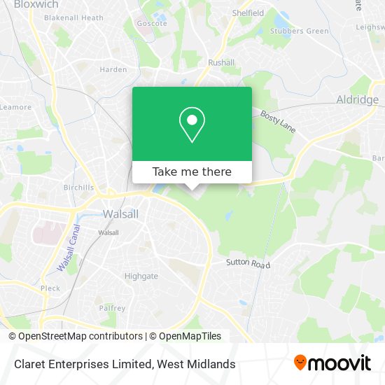 Claret Enterprises Limited map