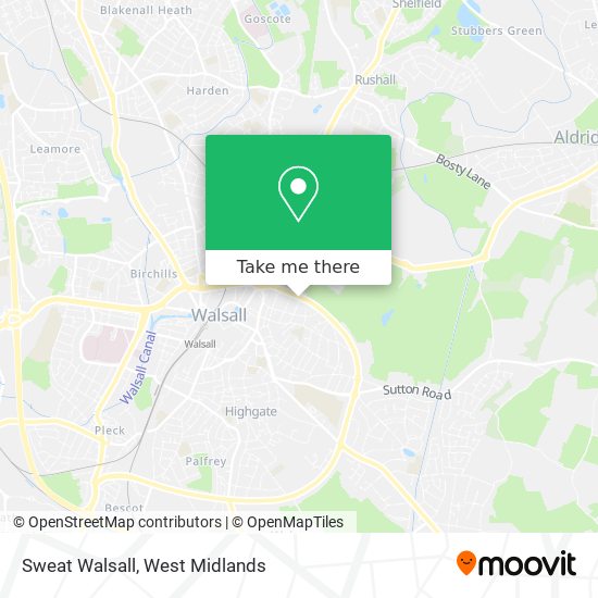 Sweat Walsall map