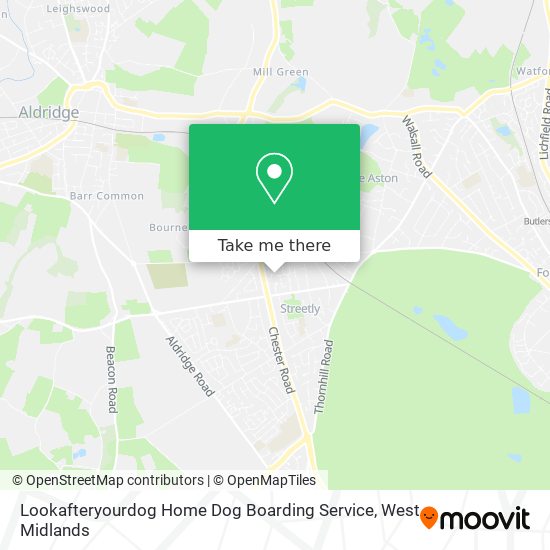 Lookafteryourdog Home Dog Boarding Service map