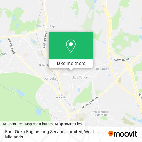 Four Oaks Engineering Services Limited map