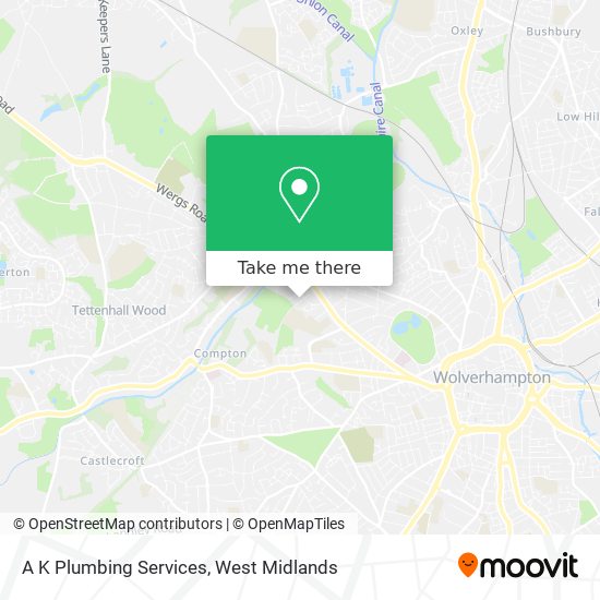 A K Plumbing Services map