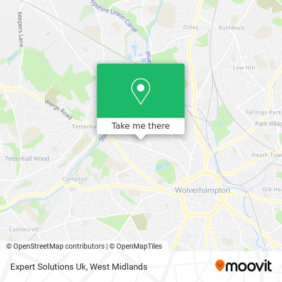 Expert Solutions Uk map