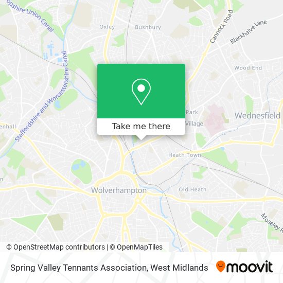 Spring Valley Tennants Association map