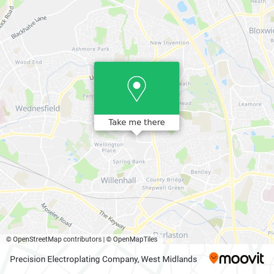 Precision Electroplating Company map