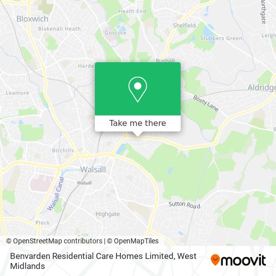 Benvarden Residential Care Homes Limited map