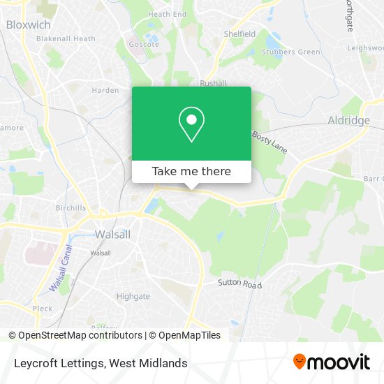 Leycroft Lettings map
